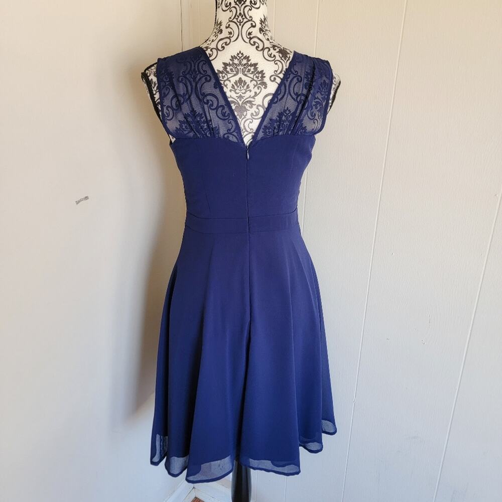 Modcloth Fit & Flare‎ Sweetheart Neckline Mini Dress - Picture 2 of 5